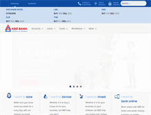 Tablet Screenshot of kbzbank.com